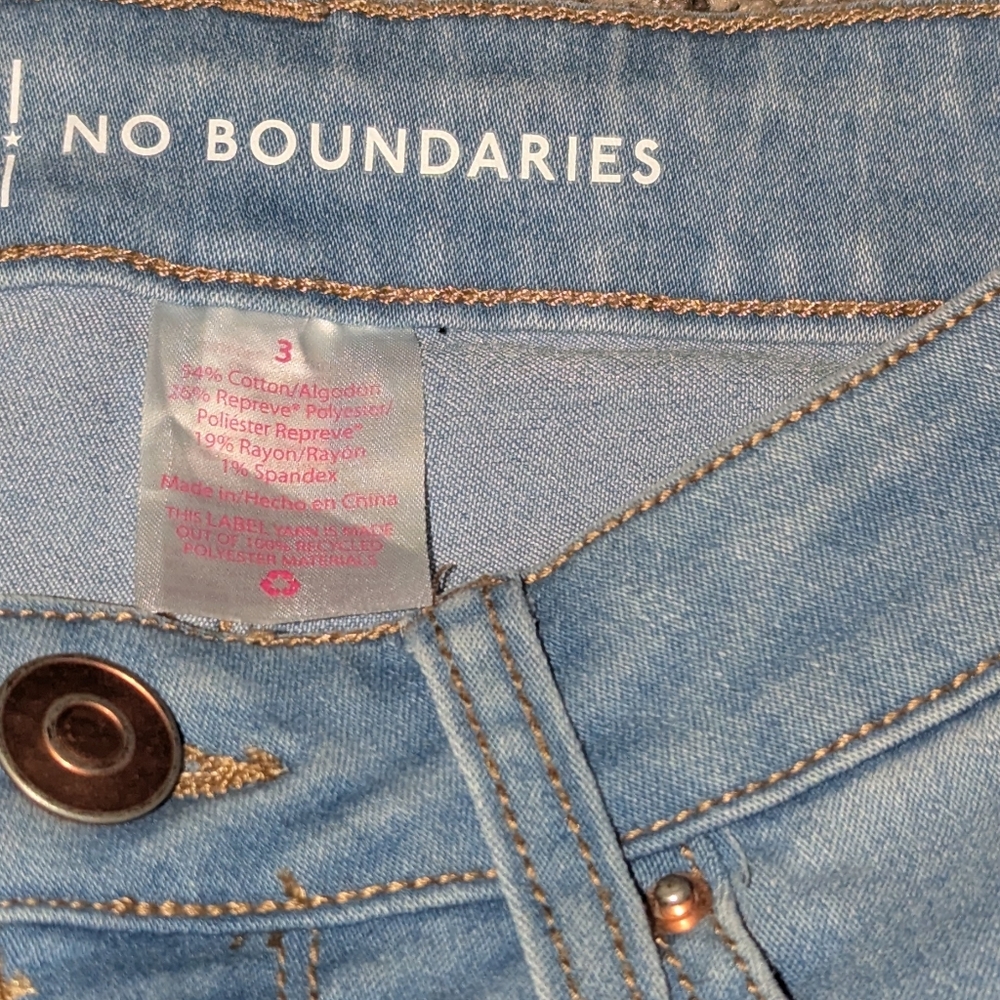 No Boundaries Skinny Jeans Size 3 & H&M Floral Croptop XS Bundle - Picture 5 of 5